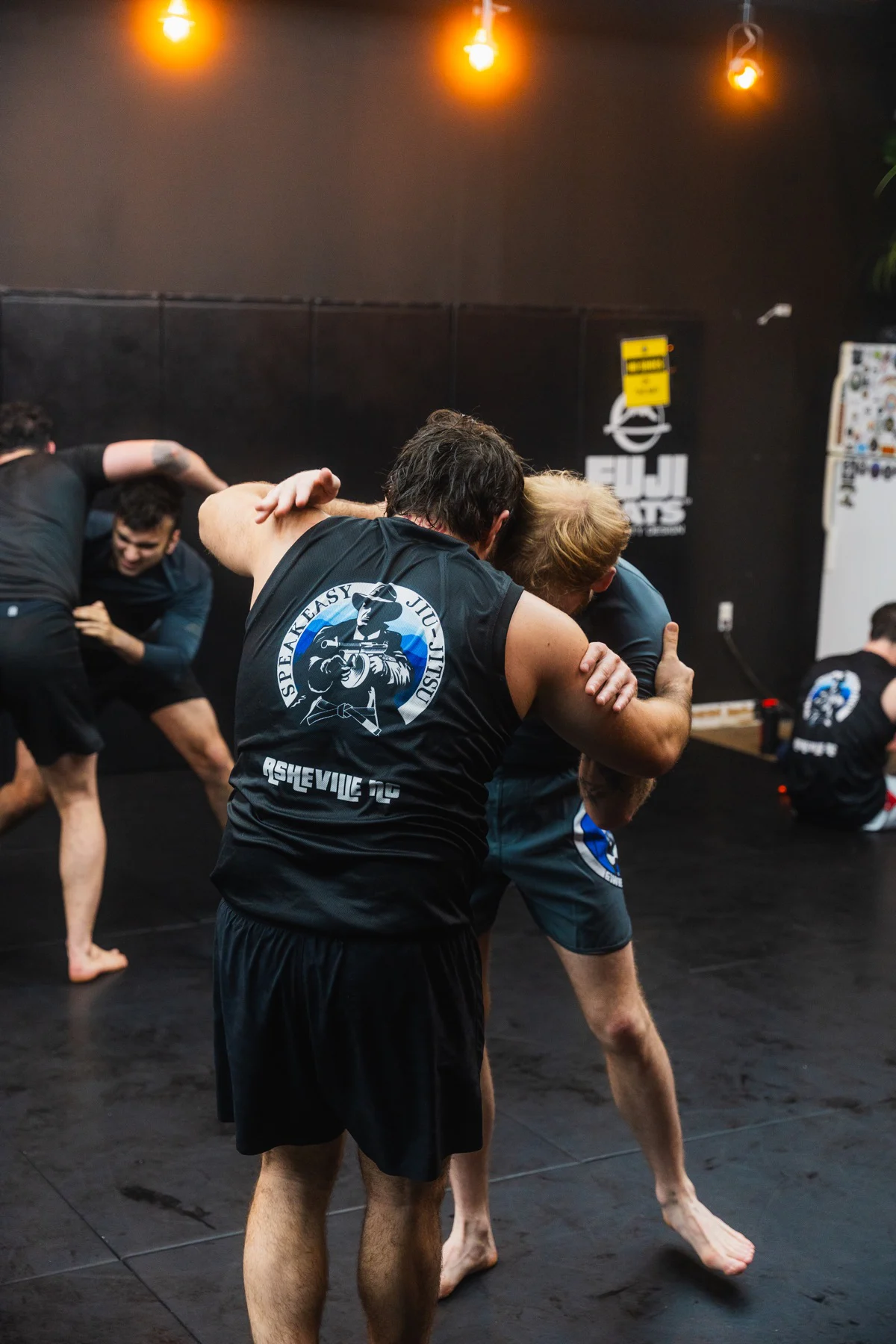 A Brazilian Jiu-Jitsu class at Speak Easy