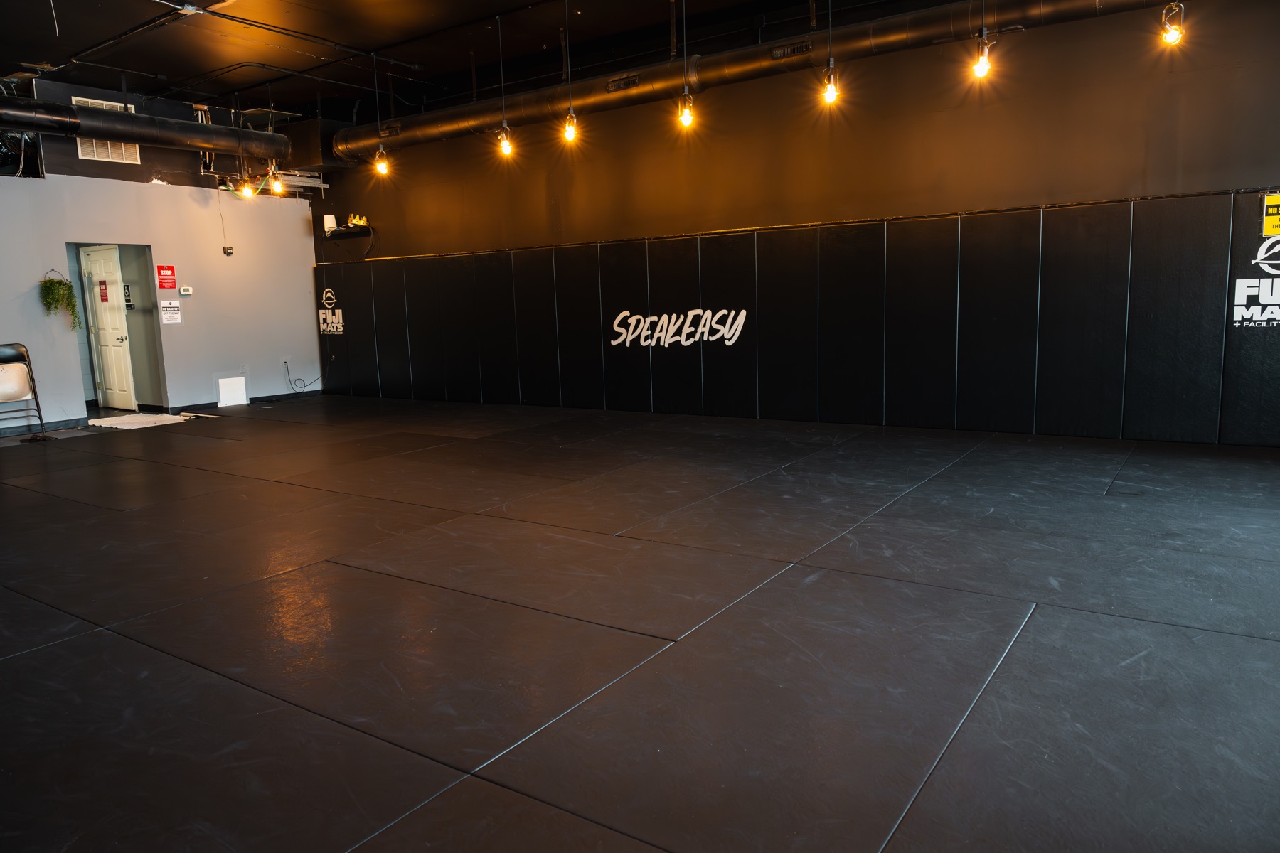 The mats at Speak Easy